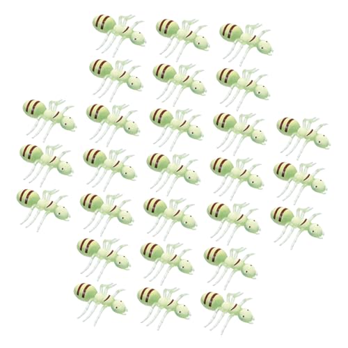 ibasenice 60 Stück Realistische Ameisen Figuren Große Insekten Scherzspielzeuge für Garten Blumentopf Deko Sammlerstücke und Aprilscherz Party Zubehör von ibasenice