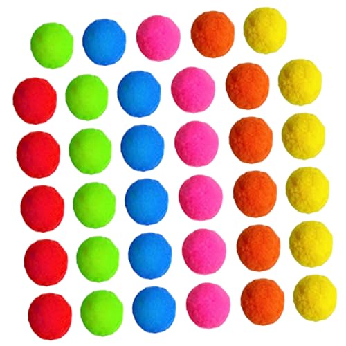 ibasenice 60 Stück Unterhaltungsparty Wasser Kinderpool Billardkugeln Pool Wasserballons Sommerspielbälle Poolbälle Requisiten Kleine Schwimmbeckenbälle Pool Spielbälle Polypropylen von ibasenice