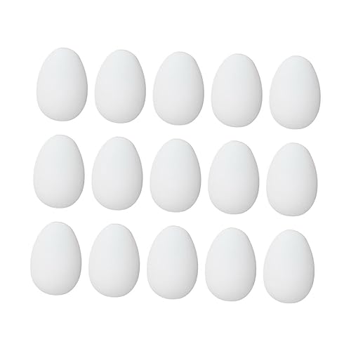 ibasenice 60pcs Ostern Simulation Eier Nachahmung Spielzeug Eier Zeichnung Eier Modelle Weiß Für Präsentieren von ibasenice
