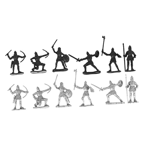 ibasenice Mittelalterliche Soldaten Zum Sammeln Für Sandkasten 60 Stück Zufällige Farbe Spielfiguren von ibasenice