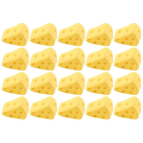 ibasenice 60St Simulierter Käse Tablett Kühlregal rundes Kühlregal Cartoon-Klammer Kühlregal für gedämpften Kuchen Fake Käse Dekoration Käse Mini-Fake-Food Miniatur-Kunstkäse Plastik Yellow ibasenice 60St Simulierter Käse Tablett Kühlregal rundes Kühlregal Cartoon-Klammer Kühlregal für gedämpften Kuchen Fake Käse Dekoration Käse Mini-Fake-Food Miniatur-Kunstkäse Plastik Yellow von ibasenice