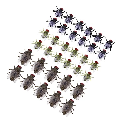 ibasenice 60 Stück Halloween Fake Fly Modell Spielzeug Realistisches Spielzeug Für Partys Und Streiche von ibasenice