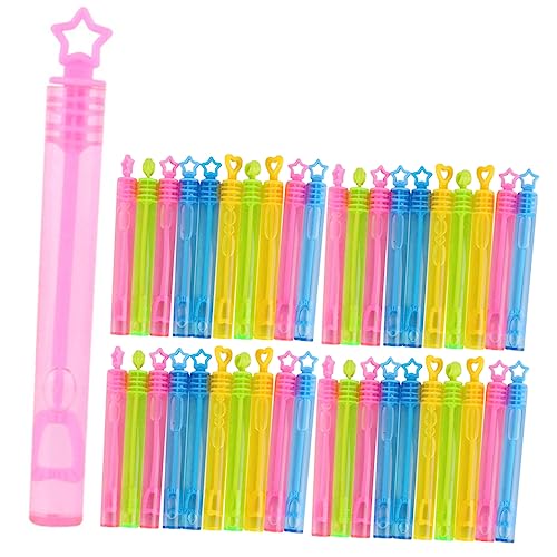 ibasenice 64 Stück Blasenstock Blase Für Sterne-Design-blasenstäbe Seifenblasen Für Lustige Seifenblasenmacher Tragbare Seifenblasenstäbe Für Mini-Bubble-Sticks Plastik von ibasenice