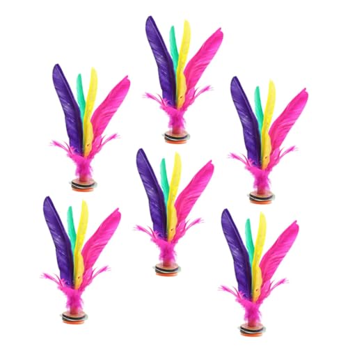 ibasenice 6Pcs Federball Federball für kinderspielzeug Federbälle Badminton Federbälle für Unterhaltungsspiele für Federbälle für den Sport Gänsefedern ibasenice 6Pcs Federball Federball für kinderspielzeug Federbälle Badminton Federbälle für Unterhaltungsspiele für Federbälle für den Sport Gänsefedern von ibasenice
