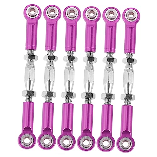 ibasenice 6Pcs Spannschlossgestänge Motoren Stange Fahrzeug Schlüssel RC-Reifenwerkzeug Spielzeugautos Modellauto Monster Truck Automobil LKW-Teile elektroauto Gestänge für rc Violett ibasenice 6Pcs Spannschlossgestänge Motoren Stange Fahrzeug Schlüssel RC-Reifenwerkzeug Spielzeugautos Modellauto Monster Truck Automobil LKW-Teile elektroauto Gestänge für rc Violett von ibasenice