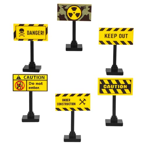 ibasenice 6Pcs Warnschild Abnehmbare Teile Beschilderung Track Toys Street Toys Kinderspielzeug Mini Schilder Straßenlampen Tragbare Eimer Ampel Toys Digital Toys Abs ibasenice 6Pcs Warnschild Abnehmbare Teile Beschilderung Track Toys Street Toys Kinderspielzeug Mini Schilder Straßenlampen Tragbare Eimer Ampel Toys Digital Toys Abs von ibasenice