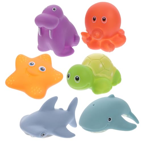 ibasenice 6St Badespielzeug für Babys wasserspielzeug kinderwasserspielzeuge sandspielzeug wasserspielzeug Cartoon-Badespielzeug kinderbadezimmer Vinyl ibasenice 6St Badespielzeug für Babys wasserspielzeug kinderwasserspielzeuge sandspielzeug wasserspielzeug Cartoon-Badespielzeug kinderbadezimmer Vinyl von ibasenice
