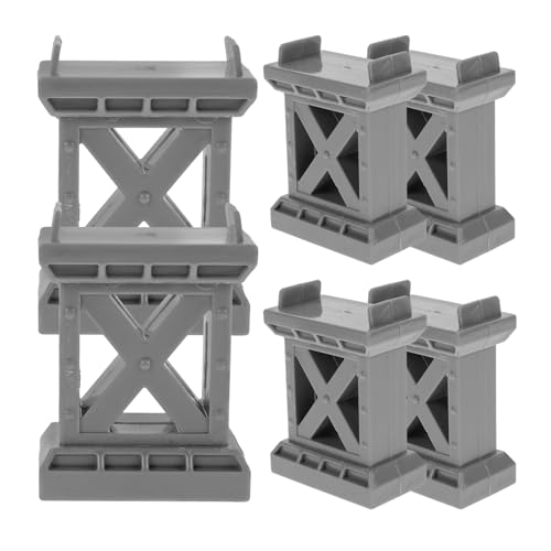ibasenice Eisenbahnschienen-brückenstützen 6er-Pack Hölzerner Eisenbahnbrückenpfeiler Für Eisenbahnschienen ibasenice Eisenbahnschienen-brückenstützen 6er-Pack Hölzerner Eisenbahnbrückenpfeiler Für Eisenbahnschienen von ibasenice