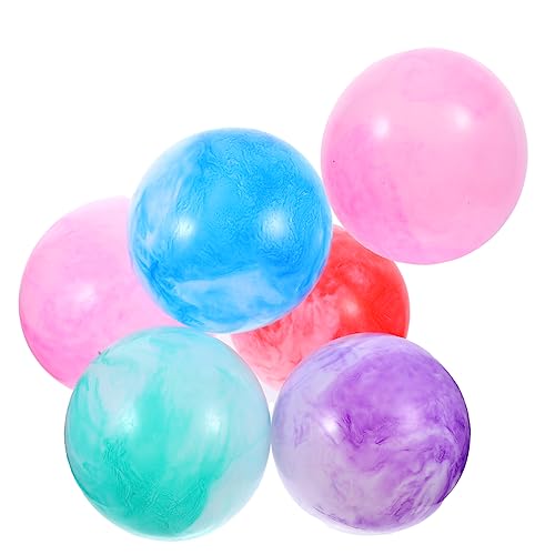 ibasenice 6St Hüpfball am Strand für hühner Wasserballform Strandball-Pool sommerspielzeug Pool-Strandball Schwimmbadball tragbare Kugel großer Wasserball PVC von ibasenice