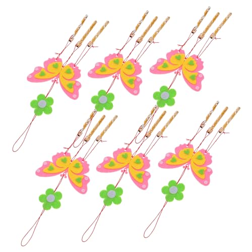 ibasenice 6St Schmetterlings-Windspiel Blase Zauberstab Schmetterlings-Bastelsets Schmetterling Windspiel Handwerk Glockendekorationen für die Außenterrasse Windspiel-Sets ibasenice 6St Schmetterlings-Windspiel Blase Zauberstab Schmetterlings-Bastelsets Schmetterling Windspiel Handwerk Glockendekorationen für die Außenterrasse Windspiel-Sets von ibasenice