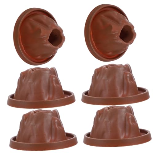 ibasenice Mini-vulkane Wissenschaftsbausatz Vulkanmodell Für Jungen Und Mädchen Spielzeug Lernspielzeug-Set von ibasenice