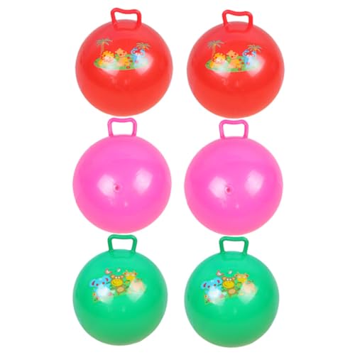 ibasenice 6St den Ball klopfen Blasenmacher Ballon prallen Schaumstoff-Bällebad Blase Zauberstab kinderspiele Spiele Kugel handhaben Springender Ball für Plastik von ibasenice