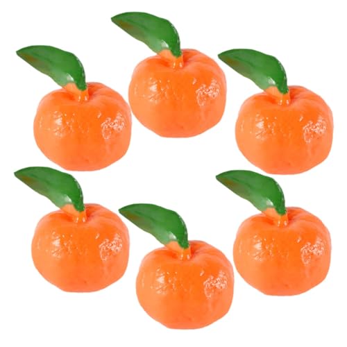 ibasenice Dekorative Künstliche Früchte – 6 Stück Orangefarbenes Gelee-Spielzeug Realistische Obst-Requisiten Für Geschäfte Heimdekoration ibasenice Dekorative Künstliche Früchte – 6 Stück Orangefarbenes Gelee-Spielzeug Realistische Obst-Requisiten Für Geschäfte Heimdekoration von ibasenice