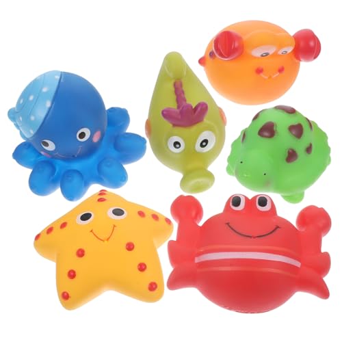 ibasenice 6Stücke Teiliges Wasserspielzeug für Badewanne Tier Spielset für Kleinkinder Fördert Sensorische Entwicklung Spielspaß Beim für Junge Mädchen Ab ibasenice 6Stücke Teiliges Wasserspielzeug für Badewanne Tier Spielset für Kleinkinder Fördert Sensorische Entwicklung Spielspaß Beim für Junge Mädchen Ab von ibasenice