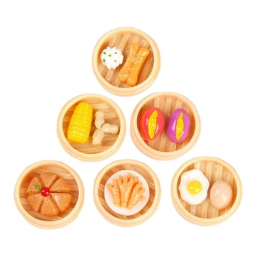 ibasenice 6 Stück Spielzeugküchen-Lebensmittel Miniatur-Modelle Für Gedämpfte Desserts Dekorative Miniatur-Lebensmittel Für Puppenhaus Und Heimdekoration ibasenice 6 Stück Spielzeugküchen-Lebensmittel Miniatur-Modelle Für Gedämpfte Desserts Dekorative Miniatur-Lebensmittel Für Puppenhaus Und Heimdekoration von ibasenice