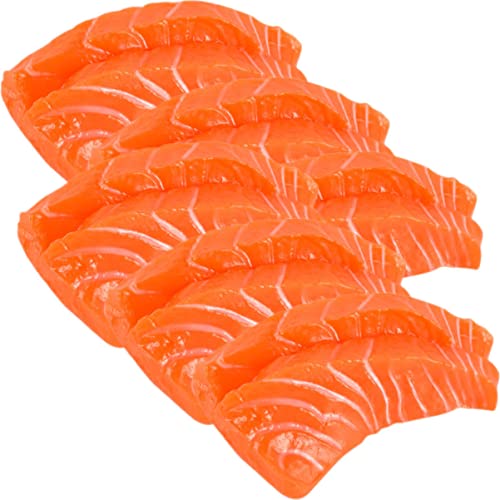 ibasenice 6 Stücke Gefälschte Lachs Modell PVC Sushi Decor Simulation Lebensmittel Requisiten Für Fenster Display ibasenice 6 Stücke Gefälschte Lachs Modell PVC Sushi Decor Simulation Lebensmittel Requisiten Für Fenster Display von ibasenice