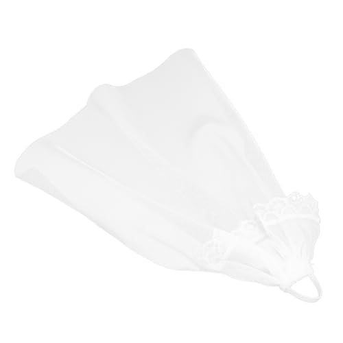 ibasenice 6st Puppenschleier Der Hochzeitsschleier Puppen-Partykleidung Bjd-Puppen Drehbare Figur Puppenkleid-Outfit Kostüm Hochzeitsschleier Puppenkleidung Puppe Hochzeitsschleier Garn Weiß von ibasenice