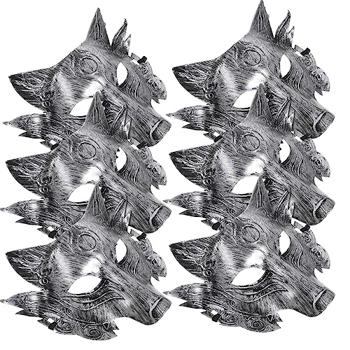 ibasenice 6st Wolfskopfmaske Wolf-cosplay-kostüm Vintage-masken Schwarze Wolfsmaske Halloween-dämonenmasken Wolf-cosplay-masken Lustige Masken Männer Und Frauen Lieferungen Plastik Jahrgang ibasenice 6st Wolfskopfmaske Wolf-cosplay-kostüm Vintage-masken Schwarze Wolfsmaske Halloween-dämonenmasken Wolf-cosplay-masken Lustige Masken Männer Und Frauen Lieferungen Plastik Jahrgang von ibasenice
