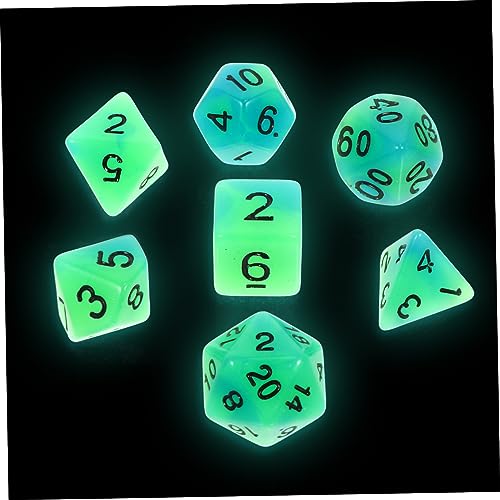 ibasenice 7 Stück Leuchtende Mehrseitige Würfel Tragbare Spielwürfel Unterhaltungswürfel Spiel Vintage Würfel Würfellot Partywürfel Spielwürfel Leuchtende Würfel Einzigartige ibasenice 7 Stück Leuchtende Mehrseitige Würfel Tragbare Spielwürfel Unterhaltungswürfel Spiel Vintage Würfel Würfellot Partywürfel Spielwürfel Leuchtende Würfel Einzigartige von ibasenice
