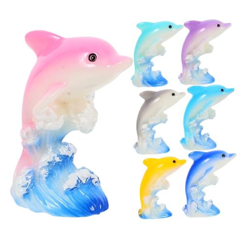 ibasenice 7stücke Teiliges Miniatur-Delfin-Figuren Resin Für Dekoration Mikrolandschaft Aquarium Und Bastelprojekte Farbenfrohe Bonsai-Dekorationen Verschiedenen Designs ibasenice 7stücke Teiliges Miniatur-Delfin-Figuren Resin Für Dekoration Mikrolandschaft Aquarium Und Bastelprojekte Farbenfrohe Bonsai-Dekorationen Verschiedenen Designs von ibasenice