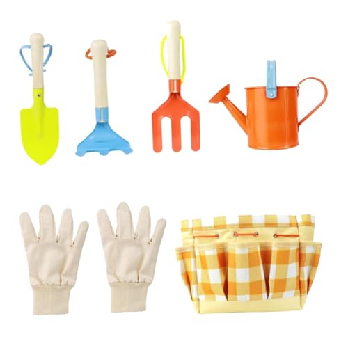ibasenice 7 TLG 1 Set Gartenspielzeug Set Kinderspielzeug Gartenbedarf Gartengeräte Kinderwerkzeuge Werkzeugset Gartenhandschuhe Spielgeräte Für Draußen Gartenhandschuhe Schaufel ibasenice 7 TLG 1 Set Gartenspielzeug Set Kinderspielzeug Gartenbedarf Gartengeräte Kinderwerkzeuge Werkzeugset Gartenhandschuhe Spielgeräte Für Draußen Gartenhandschuhe Schaufel von ibasenice