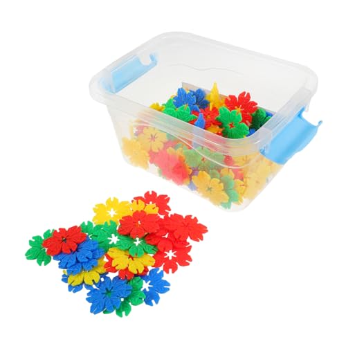 ibasenice Aufbewahrungsbox Für Bausteine 70-teilig Schneeflockenform Lernspielzeug Für Kinder Im Vorschulalter Feinmotorik ibasenice Aufbewahrungsbox Für Bausteine 70-teilig Schneeflockenform Lernspielzeug Für Kinder Im Vorschulalter Feinmotorik von ibasenice