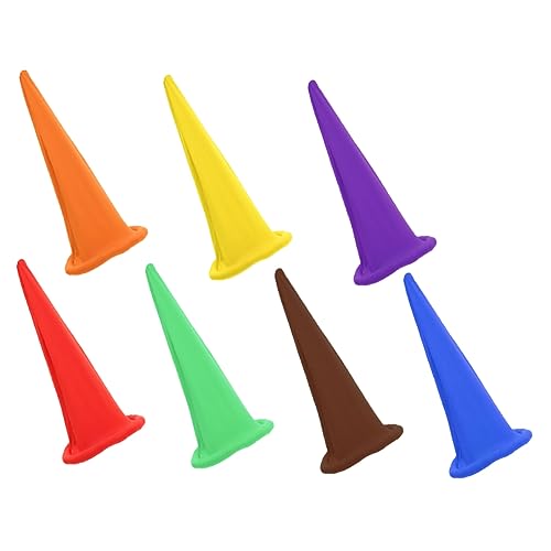 ibasenice Halloween-party Requisiten 7 Stücke Weihnachten Zwerg Kopfbedeckungen Gnome Hüte Dekorative Zwerg Kopfschmuck Cosplay Kostüm Zubehör von ibasenice