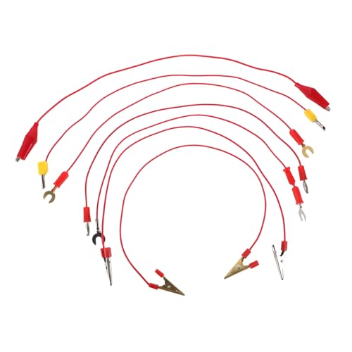 ibasenice 7Stücke Krokodilklemmen Kabel mit Bananenstecker für Physik Experimente Elektrische Schaltkreis Kits für Lernspielzeug für Schaltkreise Hochwertige ibasenice 7Stücke Krokodilklemmen Kabel mit Bananenstecker für Physik Experimente Elektrische Schaltkreis Kits für Lernspielzeug für Schaltkreise Hochwertige von ibasenice