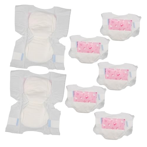 ibasenice Windelset Für Babypuppen 7-teiliges Windelset Mit Niedlichen Mustern Spielzeugwindeln Für Amerikanische Puppen Hoher Realismus Ideal Für Puppensammler ibasenice Windelset Für Babypuppen 7-teiliges Windelset Mit Niedlichen Mustern Spielzeugwindeln Für Amerikanische Puppen Hoher Realismus Ideal Für Puppensammler von ibasenice