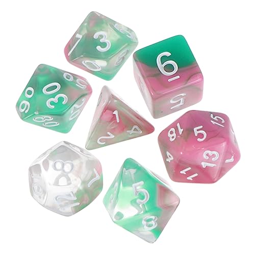 ibasenice Zahlenwürfel-Set Aus Acryl 7-teilig Polyedrische Spielwürfel Für Brettspiele Rollenspiele Kompakt Leicht Für Bars Familienveranstaltungen ibasenice Zahlenwürfel-Set Aus Acryl 7-teilig Polyedrische Spielwürfel Für Brettspiele Rollenspiele Kompakt Leicht Für Bars Familienveranstaltungen von ibasenice