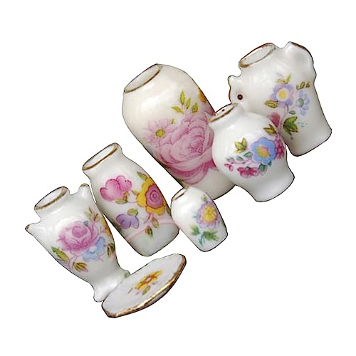 ibasenice 12-teiliges Miniatur-vasen-Set Mini-hausvase Spielzeug Miniatur-szenenvase Rollenspiel-Spielzeug Dekorativ Für Mini- Elegant Und Praktisch von ibasenice