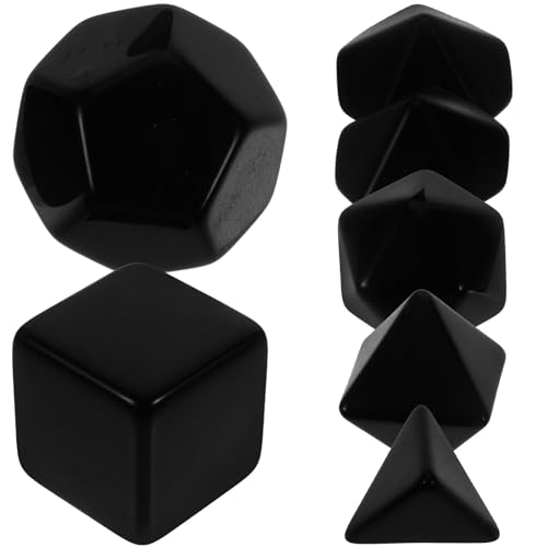 ibasenice 7st RPG Leere Würfel Brettspiel Würfel Requisiten Für Würfelspiele Würfel Aus Kunststoff Leere Würfelblöcke Partybevorzugungswürfel DIY Zubehör Unfertige Würfel Black Plastik ibasenice 7st RPG Leere Würfel Brettspiel Würfel Requisiten Für Würfelspiele Würfel Aus Kunststoff Leere Würfelblöcke Partybevorzugungswürfel DIY Zubehör Unfertige Würfel Black Plastik von ibasenice