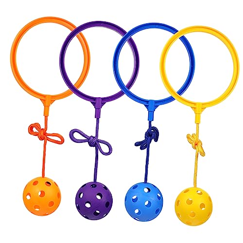 ibasenice 8 STK Flummi Spielzeug für Kinder Kinderspielzeug Spielzeug für draußen Springender Ball für Fitness Spielzeuge Springseil Ballspielzeug überspringen Sprungspielzeug Sport Trichter von ibasenice