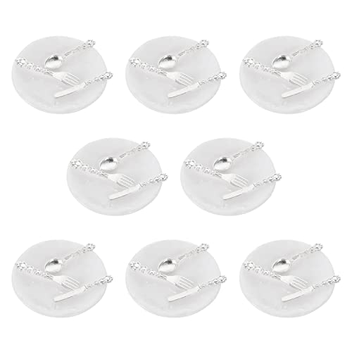 ibasenice 8 Sätze Puppenzubehör Mini-gabeln Minilöffel Mini- -küchenzubehör Mini-szenen-Layout Mini-küchenplatten Mini-hausschmuck Hausrequisiten Mini-hausdekoration Weiß Plastik ibasenice 8 Sätze Puppenzubehör Mini-gabeln Minilöffel Mini- -küchenzubehör Mini-szenen-Layout Mini-küchenplatten Mini-hausschmuck Hausrequisiten Mini-hausdekoration Weiß Plastik von ibasenice