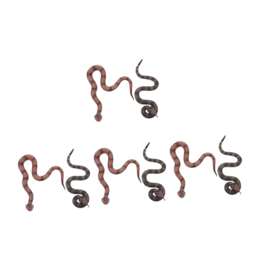 ibasenice 8 Stck. Teiliges Realistisches Schlangenspielzeug aus Weichem Gummimaterial Lebensechte Klapperschlange und Fünf Schlange Detailgetreues Garten Deko für Halloween und Streiche ibasenice 8 Stck. Teiliges Realistisches Schlangenspielzeug aus Weichem Gummimaterial Lebensechte Klapperschlange und Fünf Schlange Detailgetreues Garten Deko für Halloween und Streiche von ibasenice