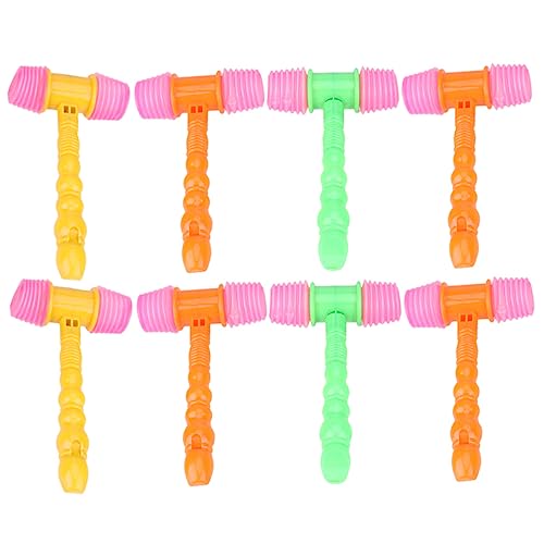 ibasenice 8 Stück Hammer-Spielzeug, Party-Hammer, Spielzeug, Hämmerndes Spielzeug, Party-Requisite, Jubelspielzeug ibasenice 8 Stück Hammer-Spielzeug, Party-Hammer, Spielzeug, Hämmerndes Spielzeug, Party-Requisite, Jubelspielzeug von ibasenice