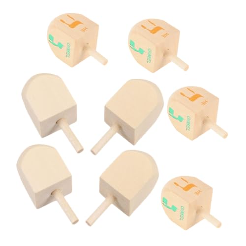 ibasenice 8 Stück Holz Chanukka Dreidel für Kinder Unvollendete Kreiselspielzeuge Selbstgemacht Chanukka Bastelsets Kindersichere Holzspielzeuge Partydekorationen ibasenice 8 Stück Holz Chanukka Dreidel für Kinder Unvollendete Kreiselspielzeuge Selbstgemacht Chanukka Bastelsets Kindersichere Holzspielzeuge Partydekorationen von ibasenice