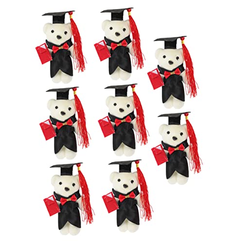 ibasenice 8 Stück Puppe-Abschlussgeschenk Abschlussfeier Plush Geschenkidee Abschlussbärchen für Blumenstrauß Abschlussspielzeug Bären Abschluss Bär Abschlussblumenbär Polyester ibasenice 8 Stück Puppe-Abschlussgeschenk Abschlussfeier Plush Geschenkidee Abschlussbärchen für Blumenstrauß Abschlussspielzeug Bären Abschluss Bär Abschlussblumenbär Polyester von ibasenice