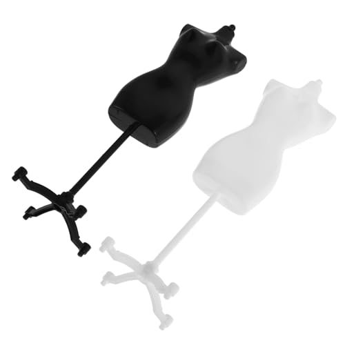 ibasenice 8 Stück Puppenhochzeitskleiderständer Kleidungsausstellungsständer Kleideranzeigeständer Mannequin-kleiderform Mannequin-körper Schaufensterpuppen Körper Puppenkleiderform Plastik von ibasenice
