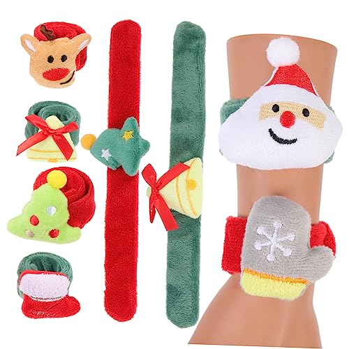 ibasenice 8 Stück Slap Bracelet Bunte Schnapparmbänder für Kinderpartys Geburtstagsgeschenke und Festlichkeiten Mitgebsel für Jungen und Mädchen von ibasenice