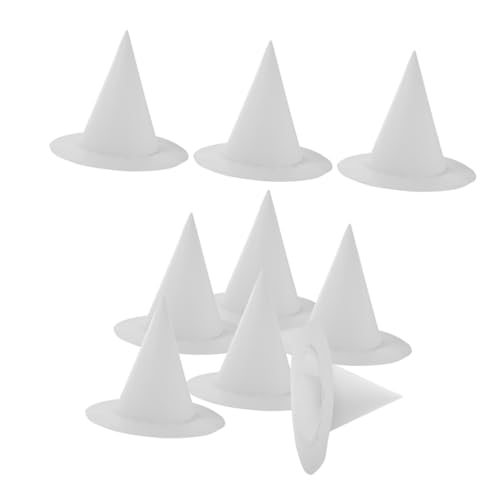 ibasenice 8 Stück Teiliges DIY Halloween Hexenhut Weiße Bastelhüte aus Robustem Papier Bemalbar und Gestaltbar Partyzubehör für Jungen und Mädchen Kreative Bastelmaterialien für ibasenice 8 Stück Teiliges DIY Halloween Hexenhut Weiße Bastelhüte aus Robustem Papier Bemalbar und Gestaltbar Partyzubehör für Jungen und Mädchen Kreative Bastelmaterialien für von ibasenice