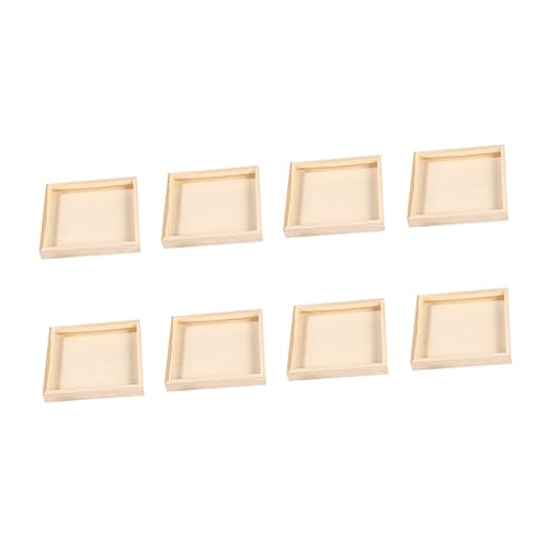 ibasenice 8 Stück Teiliges Holz Tablett für Puzzle Kreative Aufbewahrung Kinderfreundlich Robust und Langlebig Geeignet zur Organisation von Würfeln ibasenice 8 Stück Teiliges Holz Tablett für Puzzle Kreative Aufbewahrung Kinderfreundlich Robust und Langlebig Geeignet zur Organisation von Würfeln von ibasenice