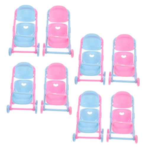 ibasenice 8 Stück Teiliges Mini Puppenwagen Realistische Nachbildung Leichtes Kunststoffmaterial Tragbar und Pflegeleicht Geeignet für Rollenspiel und Puppenhaus Zubehör ibasenice 8 Stück Teiliges Mini Puppenwagen Realistische Nachbildung Leichtes Kunststoffmaterial Tragbar und Pflegeleicht Geeignet für Rollenspiel und Puppenhaus Zubehör von ibasenice