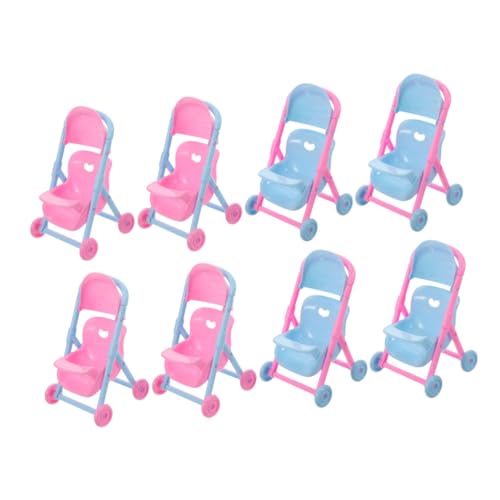 ibasenice 8 Stück Teiliges Mini-puppenwagen mit Detailreichen Langlebigen Realistischem Design für Kinderspiel Rollenspiel und Puppenhaus Zubehör Geeignet für Kleine Mädchen ibasenice 8 Stück Teiliges Mini-puppenwagen mit Detailreichen Langlebigen Realistischem Design für Kinderspiel Rollenspiel und Puppenhaus Zubehör Geeignet für Kleine Mädchen von ibasenice
