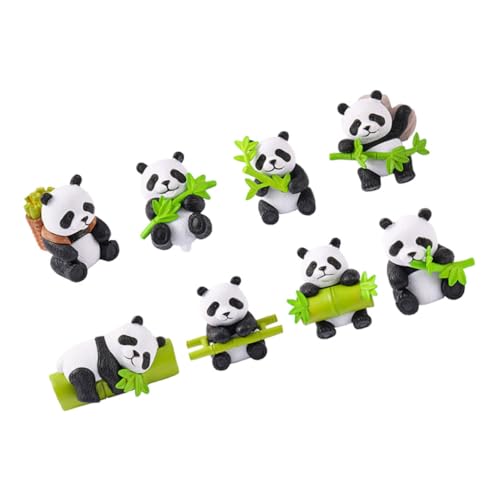 ibasenice 8 Stück Teiliges Realistische Mini Panda Figuren aus Resin Niedliche Panda Cake Toppers für Geburtstagsparty Deko Kleine Handliche Skulpturen für DIY Mikrolandschaft und ibasenice 8 Stück Teiliges Realistische Mini Panda Figuren aus Resin Niedliche Panda Cake Toppers für Geburtstagsparty Deko Kleine Handliche Skulpturen für DIY Mikrolandschaft und von ibasenice