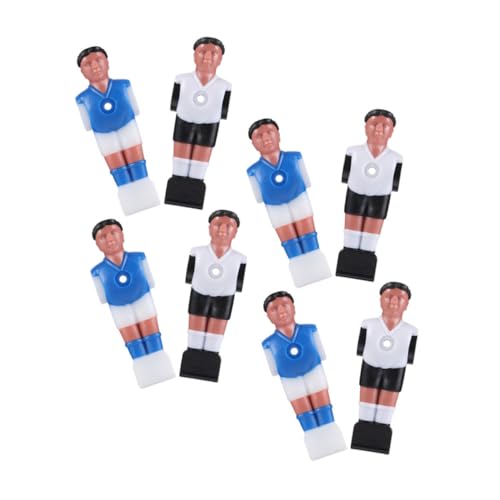 ibasenice 8 Stück Tischfußballpuppe Tischfußball Figuren Tischfußball Spieler Tischfußball Ersatzteile Fußball Figuren Kicker-Ersatzspieler Kicker Männer Ersatz Harz von ibasenice