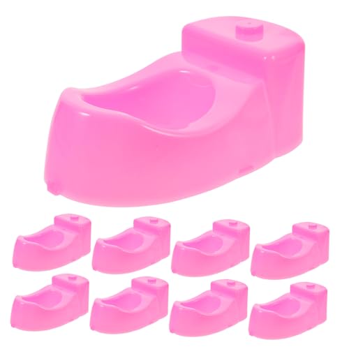 ibasenice 8 Stück Toiletten für Puppenhaus Teiliges aus Robustem Kunststoff für DIY Dekoration und Fotorequisiten und Puppenmöbel ibasenice 8 Stück Toiletten für Puppenhaus Teiliges aus Robustem Kunststoff für DIY Dekoration und Fotorequisiten und Puppenmöbel von ibasenice