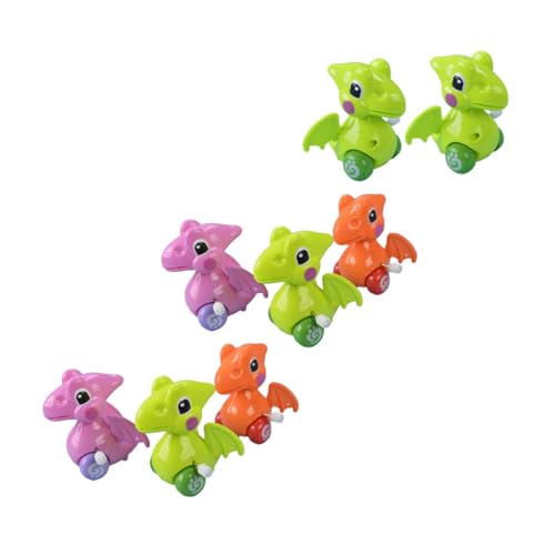 ibasenice 8stücke Teiliges Dinosaurier Spielzeug Mit Aufziehmechanismus Für Junge Mädchen Lustige Bunte Wind-up Spielzeuge Für Jungen Und Mädchen Für Drinnen Und Draußen von ibasenice