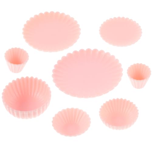 ibasenice 8 Teiliges Miniatur Geschirrset Für Puppenhaus Mini Teller Tassen Und Schalen Loli Pink Küchenutensilien Für Rollenspiele Und Kreative Spielideen ibasenice 8 Teiliges Miniatur Geschirrset Für Puppenhaus Mini Teller Tassen Und Schalen Loli Pink Küchenutensilien Für Rollenspiele Und Kreative Spielideen von ibasenice