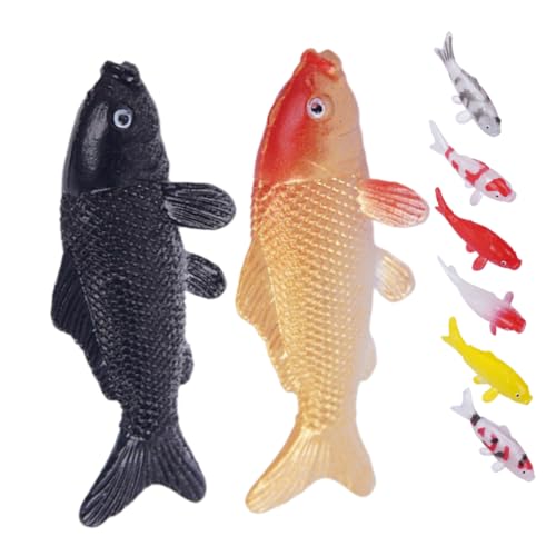 ibasenice 8-teilige Koi-Fisch-Figur: Miniatur-goldfisch-Figuren, Statue, Mini-Karpfen-Figur, Aquarium-Dekoration Für Aquarium, Basteln, Feengarten-, Puppenhaus-zubehör ibasenice 8-teilige Koi-Fisch-Figur: Miniatur-goldfisch-Figuren, Statue, Mini-Karpfen-Figur, Aquarium-Dekoration Für Aquarium, Basteln, Feengarten-, Puppenhaus-zubehör von ibasenice